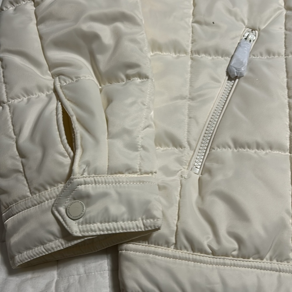 Rebecca Minkoff Cream Quilted Jacket - Picture 4 of 7